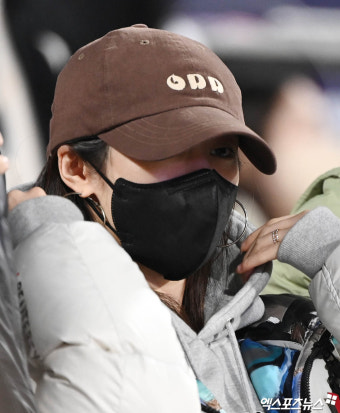 '황재균' 응원 온 지연, 돋보이는 반지[엑's HD포토]