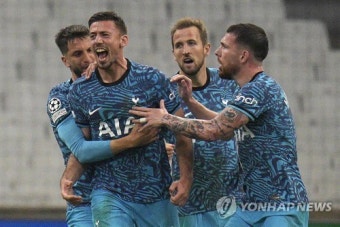 '손흥민 부상 아웃' 토트넘, 2-1 역전승...D조 1위로 UCL 16강 行 [토트넘-마르세유]