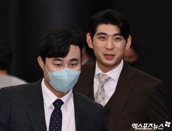 김하성-이정후 '같이 왔어요'[포토]