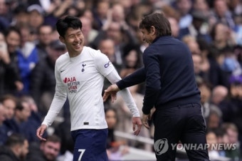 '안와 골절' 손흥민, 열기운으로 훈련 불참...친선전 출전 '불투명'