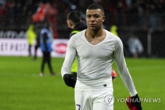 PSG, 에이스 음바페 3주 결장 예정…챔스 16강 1차전 불가