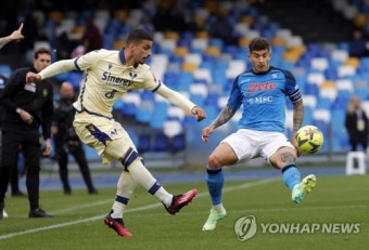 '김민재 킬패스+폭풍질주'…나폴리, 베로나전 전반전 0-0 '팽팽' (전반 종료)