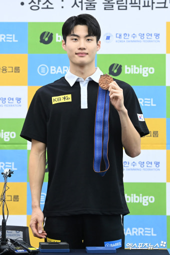 황선우 '2023세계선수권 값진 동메달'[포토]