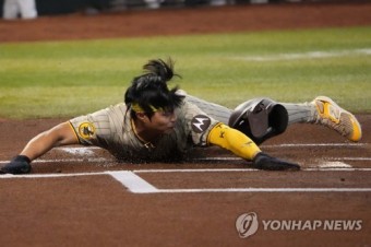 '2루타+볼넷' 김하성…애리조나전 멀티출루 활약→샌디에이고는 4-5 역전패