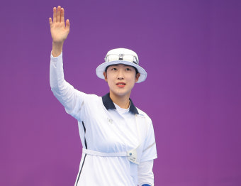 한국, 여자 양궁 개인전 금·은 확보!…안산-임시현 동반 결승 진출 [AG 현장]