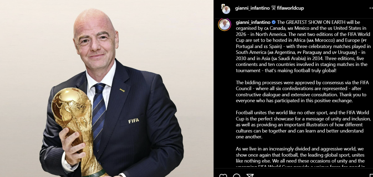 2034년 FIFA 월드컵, 사우디아라비아 개최 확정에 논란 여전