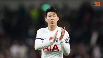 손흥민, 이젠 '리빙 레전드'…英 언론 선정 'EPL 역대 최고의 선수' 50위