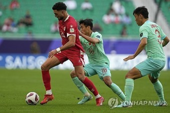 중국 축구 '대망신'…'107위' 레바논과 또 0-0 무승부→조별리그 탈락 보인다 [아시안컵 리뷰]