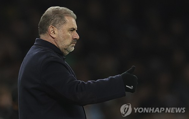토트넘, UEL 레인저스전 비겼지만 감독 안지 포스테코글루의 위기 심화