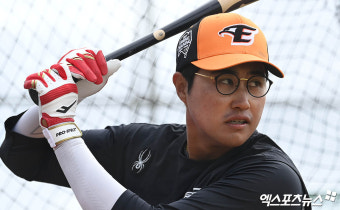 채은성 '강렬한 눈빛'[포토]