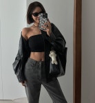 48세 김준희, 26인치 개미허리 드러낸 패션…164cm·52kg