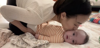 임현주 아나다니엘 튜더, 생후 5개월 딸 아리아 공개 '러블리' (오늘아침)