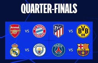 [오피셜] 이강인 청신호↔김민재 적신호…UCL 8강 뮌헨-아스널, PSG-바르셀로나 성사