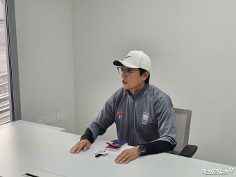 '한일전' 앞둔 황선홍 감독 
