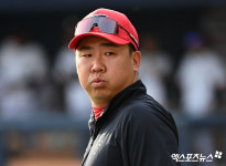 이범호 감독 '힘든 승리였어'[포토]