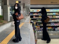 고현정, 세상 힙한 장보기…MZ도 놀란 올블랙+뿔테안경 센스까지