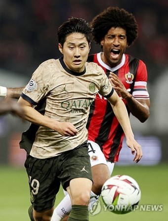 '이강인 71분, NO 공격포인트' PSG, 니스 원정 2-1 승리…18세 DF 리그 데뷔골 [리그1 리뷰]