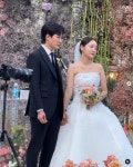 김기리문지인, 화창한 날씨 속 백년가약…백지영·전혜빈→조혜련 총출동 [종합]