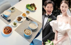 '남궁민' 진아름, 정갈한 점심 밥상…누리꾼 