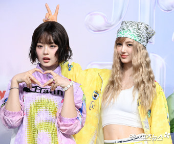 뉴진스 하니-다니엘 '예쁜 애 옆에 예쁜 애'[엑's HD포토]
