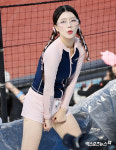 윤지나 치어리더 야구장에서 래쉬가드 입고 응원[엑s HD포토]