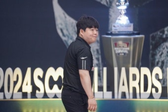 조명우 선수, '세계랭킹 6위 출격' (월드 3쿠션 서바이벌) [포토]