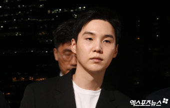 '음주운전' 슈가, 포토라인 섰다…심경 