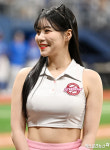 김하나 치어리더 러블리한 미소[엑s HD포토]