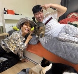 조혜련, 대세 춘봉이·첨지 만났다…야옹이들 위한 축가는 처음