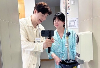 박수홍김다예 딸, 집에 오자마자 공동육아 '훈훈'…