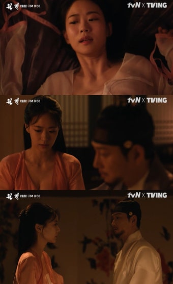 19금 '원경' 차주영→이이담, 연속 파격 노출…이현욱 혐관에 분노 '활활' [엑's 이슈]