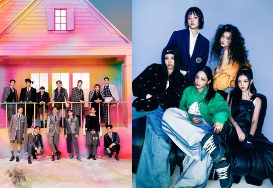 세븐틴, 투모로우바이투게더(TXT), 뉴진스, 그래미 어워드 주관 뮤직케어스에 의상 기부

