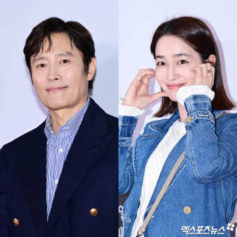 이민정, 이병헌 기 살리는 '내조'…우여곡절 개봉 '승부' 공개 응원 [엑's 이슈]
