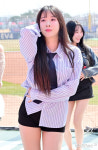 김한나 치어리더 요염한 매력[엑s HD포토]