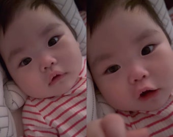 김다예박수홍 딸 재이, 이목구비 본격 자랑...