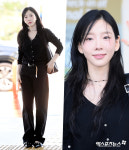 봄날의 탱구 태연, 백옥 미모 돋보이는 블랙 올드머니 룩