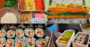 돌싱 강성연, 子 위해 엄마표 김밥 준비...다른 거 싸달라고 [★해시태그]