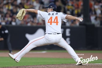 김서현 마무리 첫해 맞아? 블론 없이 '8번 중 5번이나' 1점 차 세이브…