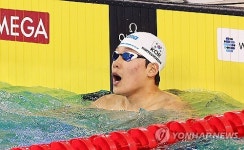 韓 수영 초신성 떴다! '4년 만에' 한국新 쾌거…김영범, 남자 자유형 100m 황선우 한국기록 넘고 金→접영도 은메달