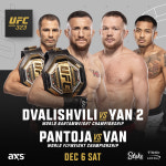 'UFC 323' 더블 타이틀전으로 2025년 대미 장식…'드발리쉬빌리 vs 얀', 운명을 건 2차전 성사, '판토자 vs 반' 세대교체의 서막