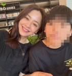 '의사' 강성연, 재혼 후 웃음꽃 활짝…아들과 함께 