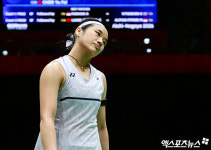 안세영 '고개 갸우뚱'[포토]