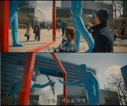 어벤져스 2에 MBC  상암 신사옥 등장…독특한 조형물