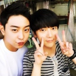 슈퍼주니어 예성, 현우와 훈훈 외모 과시 주황청과