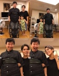 김송, 단란한 가족사진 공개…세 식구 일상 봐주세요