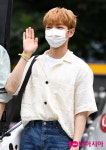 [TEN 포토] 루시 신예찬 눈부신 금빛 헤어스타일