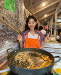 박탐희, 즉석떡볶이 행복한 미소...볶음밥은 진리지~[TEN★]