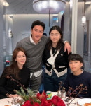이혜원♥안정환, 얼짱 가족 한자리에…리원·리환 정변의 길 [TEN★]
