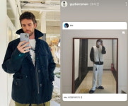 방탄소년단 뷔, 데일리룩 셀카...콜드플레이 가이 베리맨 주목