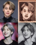 방탄소년단 지민 초상화, 걸작으로 재탄생…천사와 인간의 경계에 있는 사람
